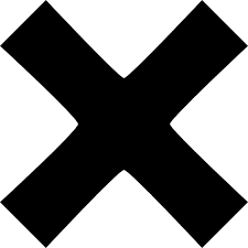 X. símbolo. | Icono Gratis